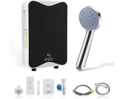 Doorstroomboiler 5500W met LED Temperatuurweergave - 230V Mini Boiler voor Douche en Keuken