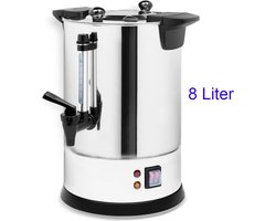 Electro Hanan Heetwaterdispender - Waterkoker met warmhoudfunctie - 8 Liter / 40 kopjes - RVS