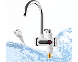 Elektrisch Verwarmde Kraan - Tot 60°C - Doorloopkraan - Heet Waterkraan