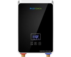 Elektrische Instant Waterverwarmer 5.5 kW Zonder Boiler Digitale Display Zwart