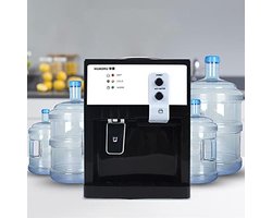 Elektrische warm- en koudwaterdispenser voor huishoudelijk gebruik, 220V mini desktop waterkoeler met automatische temperatuurregeling, 550W vermogen, compact design voor kantoor of huis