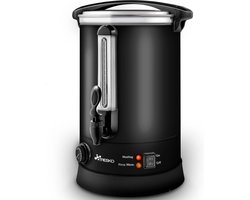 Glühweinketel 10L met thermostaat Heetwaterdispenser inmaaktoestel vulstandindicator tapkraan