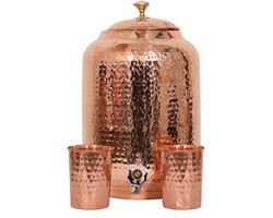 Handgemaakte Koper Waterdispenser Pot 4 Liter - Gezondheidsvoordelen en Ayurveda