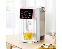 Heetwaterdispenser - Kokendwaterdispenser - 6 Temperatuurstanden - 8 Waterhoeveelheden - 3 Liter Verwijderbare Watertank - Snelle Opwarming - Touchscreen - Kinderslot