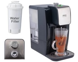 Instant Warmwaterdispenser met Ingebouwd Waterfilter - Variabele Temperatuurregeling en Energiebesparend 2,2 L