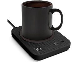 Koffiebekerverwarmer met Automatische Uitschakeling en 3 Temperatuurinstellingen voor Thuis en Kantoor