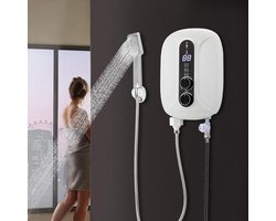 Krachtige Elektrische Directe Warmwaterboiler met Douchekop - 5500W, LED Display