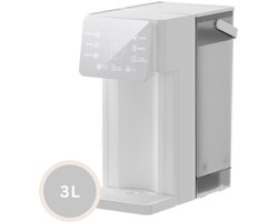 Livista Instant Heetwaterdispenser – 6 Temperatuurstanden – 8 Waterhoeveelheden – 3L Afneembaar Waterreservoir – LED Touchscreen – Energiezuinig Nachtlampje – Kinderbeveiliging – Compact en Handig - Wit