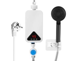 Mini Doorstroomboiler 5500W zonder Reservoir - Snel Opwarmend met Digitaal LCD-Display