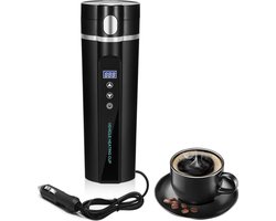 MKSS® Waterkoker 12v voor Auto - Heetwaterdispenser Klein - Zwart