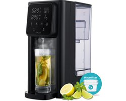 MOA Heetwaterdispenser 3L met Temperatuurregeling - Instant Waterkoker - 45-100°C - Melkfunctie - Heetwatertap - BPA-vrij - Zwart