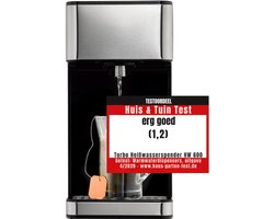 Quvo® Heetwaterdispenser - Waterdispenser - Zwart/Zilver - ‎32cm x 26cm x 16cm