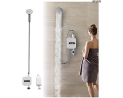 RFWR® Draagbare elektrische doorstroomboiler met doucheset 3500 W
