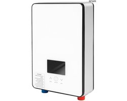 RFWR® Mini Elektronische Doorstroomboiler - 6500W met Instant Douchekop en LED-display - Warm Water voor Keuken en Badkamer
