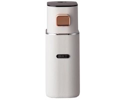 RM Store® - Heetwaterdispenser - Draagbare Waterverwarmer - Flessen Water Dispenser - Thee - Reizen - Wit - 7 x 13.5 x 19 cm.
