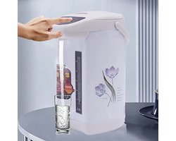 Warmwaterdispenser 4L Roestvrij Staal - Elektrische Thermopot voor Thuis en Kantoor