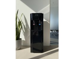 Waterdispenser heet water | koud water | zwart | kantoor | thuis | waterkoeler | flessenkoeler | heetwatertap | water dispenser | watertap