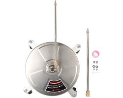 15 Inch Hogedrukreiniger - Professionele Oppervlaktereiniger - Robuuste Constructie met Harde Borstel