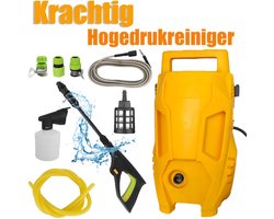 2-traps regeling Thuishogedrukreiniger, druk: max. 110 bar, debiet: 360 l/u, oppervlak: 20 m²/u, waterfilter, gewicht: 5.0 kg, hogedrukpistool, vuilblaster, spuitlans, Thuisset