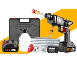 Accu-Hogedrukreiniger - 30 Bar - Draadloze Hogedrukreiniger - met 2 x Accu 48V