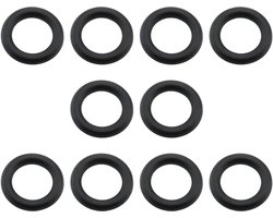 Allecto - Hogedrukreiniger Slangafdichtingen - O-Ringen - Rubber - Zwart - Perfect voor Triggerpistool