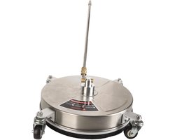 Allecto Plus - Professionele Hogedrukreiniger (15 Inch) met Oppervlaktereiniger en 4 Wielen - Roestvrij Staal - Reiniging tot 4000PSI