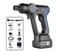 Bolke -hogedrukreinigers accu - hogedrukreiniger accu - mobiele / draagbare hogedrukreiniger - terrasreiniger - inclusief accesoires - 2000ah batterty - 35-40 bar