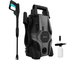 Cecotec HydroBoost Hogedrukreiniger - 1400W - 105 Bar - 426 l/h - 9 meter Actieradius - Compleet Pakket Inclusief Slang, Terrasreiniger, Sproeikop, Hogedrukpistool en meer