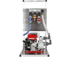 Compleet softwash systeem met pomp inbegrepen