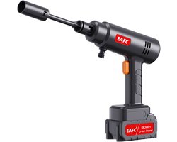 EAFC Draadloze Hogedrukreiniger - Auto Was Set - Terrasreinigers Groenaanslag - Hogedrukspuit - Incl. 48V20000 mAh Accu - Zwart