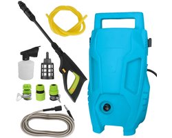 Elektrische hogedrukreiniger – 5000 PSI – Draagbaar – Met 2 meter slangenset – Voor thuis, auto’s, hekken en ramen – Spphire