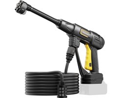 FlexVer® Hogedrukreiniger Accu - Stoomreiniger - Pressure washer - 20 Bar - Zwart