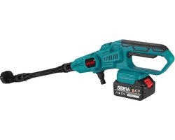 Hogedrukpistool - Hogedrukreiniger - Incl. 2 Accu's - Geen stroomsnoer - Hogedrukreiniger Accu - Hogedrukreiniger Auto - Draadloze Hogedrukreiniger - Terrasreiniger - Hogedrukspuit - 3500W - 200Bar - 10x1500mAh