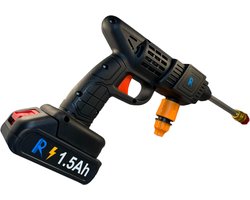 Hogedrukreinger Accu - Inclusief Opbergkoffer - Foam Gun - Foam Sprayer - Schuimpistool - Schuimsproeier - Hogedruk Pistool - Inclusief Accesoires - Boot Accesoires