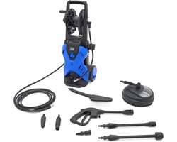 Hogedrukreiniger 2200 Watt, 165 Bar Inclusief Terrasreiniger, Wasborstel en Turbospuitmond