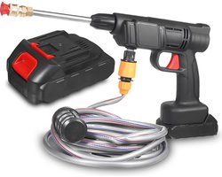 Hogedrukreiniger - Draagbaar - Auto Wasmachine - Hogedrukreiniger Met 2 batterijen Van 120 W