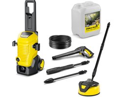 Kärcher Hogedrukreiniger | K 5 Modular Home - Haspel - Terrasreiniger T 5 - Reinigingsmiddel 5 L - 145 bar - Wateropbrengst 500 l/u