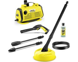Kärcher K 3 Horizontal Plus Home hogedrukreiniger - 120 bar - 380 l/u - 25 m²/u - Inclusief T-racer - Geschikt voor o.a. terrassen, auto's en tuinmeubelen.