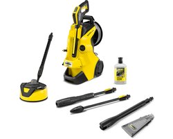 Kärcher K 4 Premium Power Control Flex Home eco!Booster set Hogedrukreiniger - Incl. T 5 Terrasreiniger & eco!Booster - PremiumFlex hogedrukslang - 130 bar - 380 l/u - 25 m²/u - Slanghaspel - Reinigingsmiddel