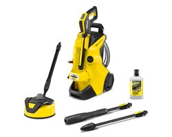 Kärcher K 4 Premium Power Control Flex Home Hogedrukreiniger - PremiumFlex hogedrukslang - 130 bar - 380 l/u - 25 m²/u - Slanghaspel - T 5 Terrasreiniger - Reinigingsmiddel