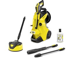 Kärcher K 4 Premium Power Control Home Hogedrukreiniger - 130 bar - 380 l/u - 25 m²/u - Slanghaspel - T 5 Terrasreiniger - Reinigingsmiddel