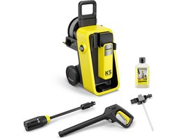 Kärcher K 5 Comfort Premium hogedrukreiniger - 145 bar - 500 l/u - 40 m²/u - Watergekoeld - Inclusief slanghaspel - 4-in1 Spuitlans - Geschikt voor zwaardere vervuiling op o.a. auto's, paden en oppervlakken rondom huis