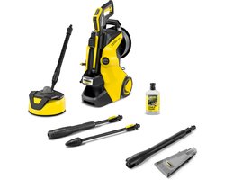 Kärcher K 5 Premium Power Control Flex Home eco!Booster set Hogedrukreiniger - Incl. T 5 Terrasreiniger & eco!Booster - PremiumFlex hogedrukslang - 145 bar - 500 l/u - 40 m²/u - Slanghaspel - Reinigingsmiddel - App ondersteuning