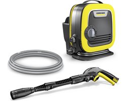 Kärcher K Mini Hogedrukreiniger - 110 bar - 360 l/u - 20 m2/u - PremiumFlex slang - Geschikt voor oa. fietsen - tuingereedschap - tuinset - kleine terrassen - en balkon