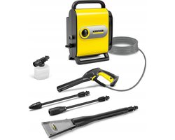Karcher K Silent Eco!Booster Hogedrukreiniger - Lichtgewicht - 130 Bar - 320 l/u - 30m²/u - Geschikt voor o.a. Auto - Terras - Fietsen - Motoren - Tuinset