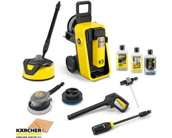Kärcher K5 Comfort Premium Connect Car & Home Hogedrukreiniger - 145 bar - 500 l/u - 40 m2/u - Slanghaspel - Geschikt voor oa. auto - terras - fietsen - motoren - tuinset en gebieden rondom huis