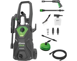 Krachtige hogedrukreiniger, 1600 W, 130 bar, 480 l/u, verstelbare straal, automatische uitschakeling, robuust ontwerp