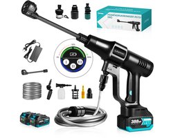 Lavano Hogedrukreiniger – Terrasreiniger – 2 Accu’s Inbegrepen – Hogedrukreiniger Accu – Accu Hogedrukreiniger – Draadloze Hogedrukreiniger – Hogedrukspuit