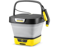 Mobiele outdoor cleaner met opvouwbare watertank en lithium-ion batterij