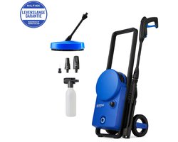 Nilfisk Core 125-5 PC – Krachtige & compacte hogedrukreiniger met 125 bar druk, terrasreiniger & complete accessoireset, 5m slang, Click&Clean-systeem